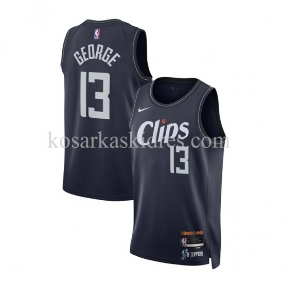 Los Angeles Clippers Dres Paul George 13 Nike 2023-2024 City Edition Mornarskoplava Swingman