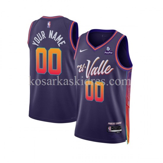 Phoenix Suns Dres Custom Nike 2023-2024 City Edition Ljubičasta Swingman