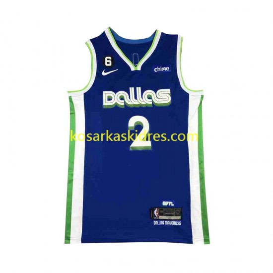 Dallas Mavericks Dres Kyrie Irving 2 Nike City Edition 2022-2023 Plava Swingman