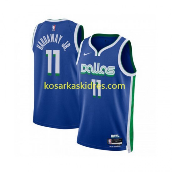 Dallas Mavericks Dres Tim Hardaway JR 11 Nike City Edition 2022-2023 Plava Swingman