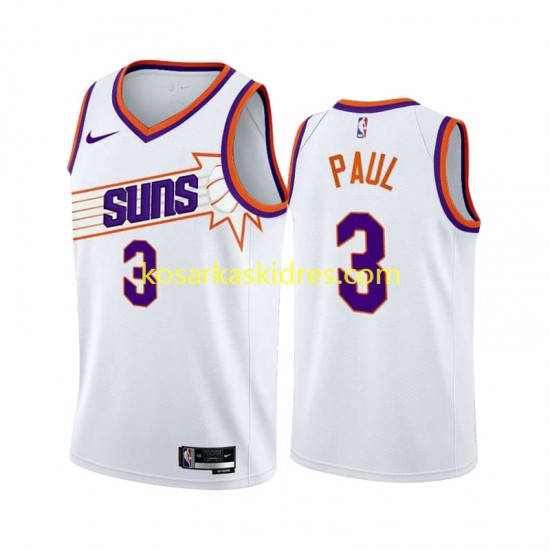 Phoenix Suns Dres CHRIS PAUL 3 ASSOCIATION EDITION 2023-2024 Bijela Swingman