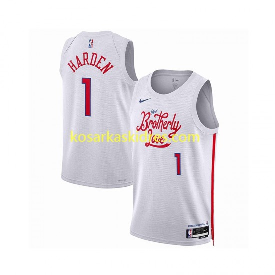 Philadelphia 76ers Dres Harden 1 Nike 2022-2023 City Edition Bijela Swingman