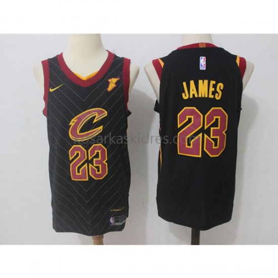 Cleveland Cavaliers Dres LeBron James 23 2017-18 Nike Crno Swingman