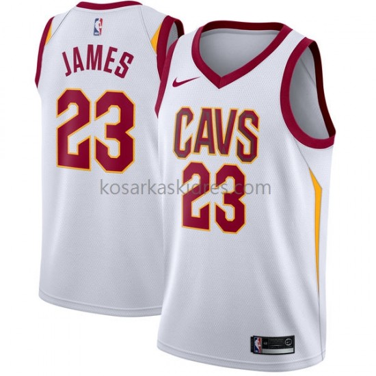 Cleveland Cavaliers Dres LeBron James 23 2017-18 Nike Bijela Swingman