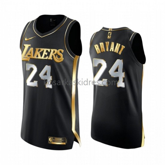 Los Angeles Lakers Dres Kobe Bryant 24 2020-21 Golden Edition Crno Swingman