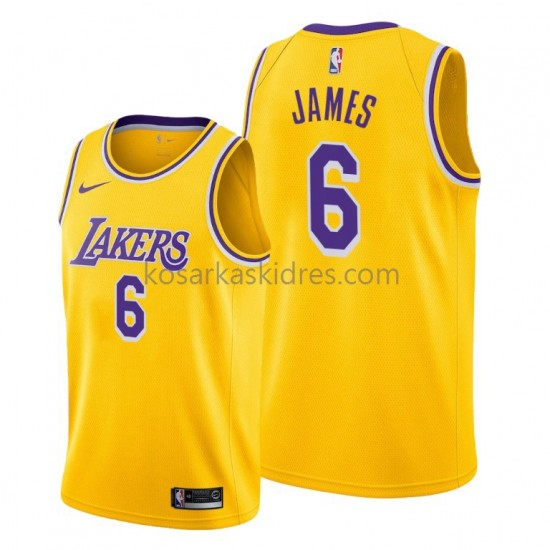 Los Angeles Lakers Dres LeBron James 6 Nike 2021-2022 Icon Edition Swingman
