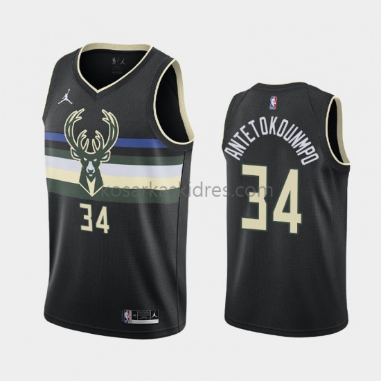 Milwaukee Bucks Dres Giannis Antetokounmpo 34 2020-21 Jordan Brand Statement Edition Swingman