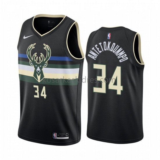 Milwaukee Bucks Dres Giannis Antetokounmpo 34 Nike 2019-2020 Statement Edition Swingman