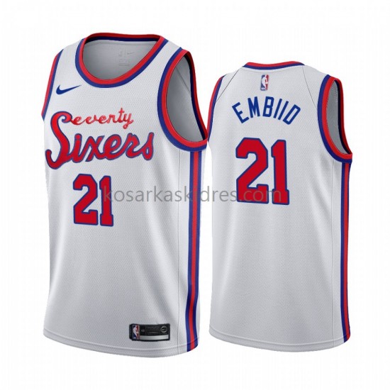 Philadelphia 76ers Dres Joel Embiid 21 Nike 2019-2020 Classic Swingman