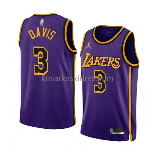 Los Angeles Lakers Dres Anthony Davis 3 Jordan 2022-23 Statement Edition Ljubičasta Swingman