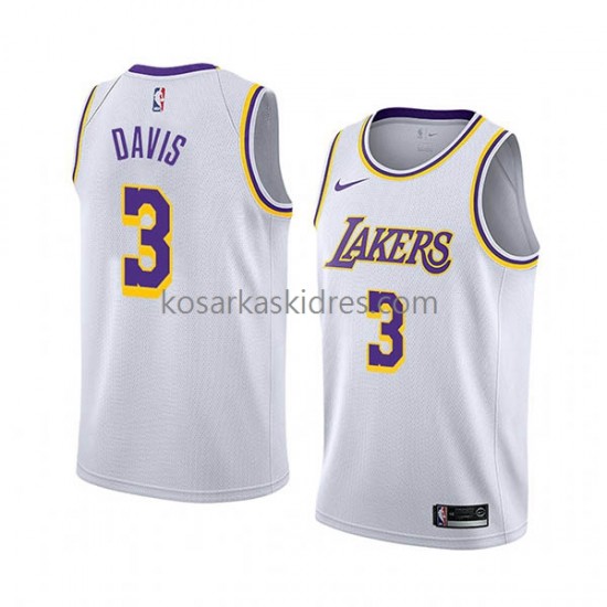 Los Angeles Lakers Dres Anthony Davis 3 Nike 2022-23 Association Edition Bijela Swingman