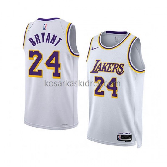 Los Angeles Lakers Dres Kobe Bryant 24 Nike 2022-23 Association Edition Bijela Swingman