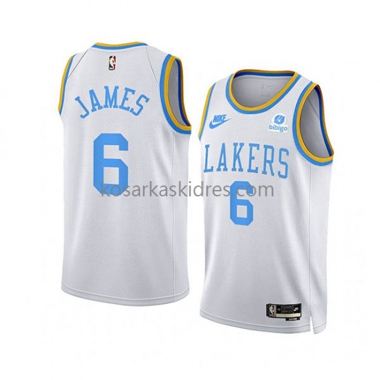 Los Angeles Lakers Dres LeBron James 6 Nike 2022-23 Classic Edition Bijela Swingman