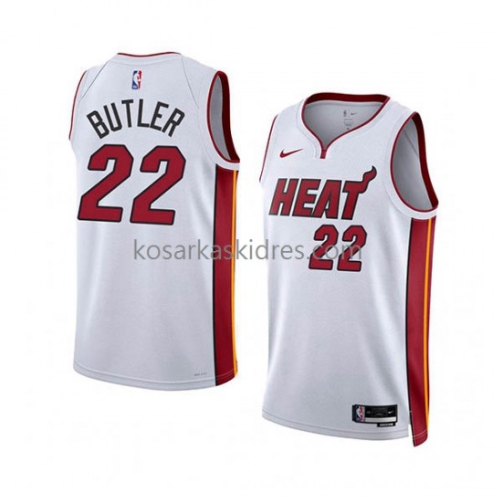 Miami Heat Dres Jimmy Butler 22 Nike 2022-23 Association Edition Bijela Swingman